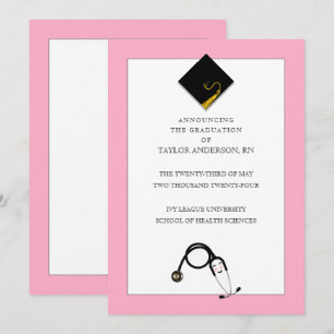 Invitación de Graduación de Enfermeras Ped