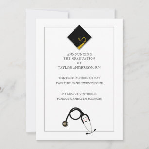 Invitación de graduación de enfermería