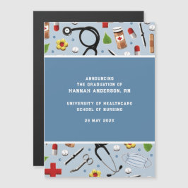 Invitación de graduación de enfermería