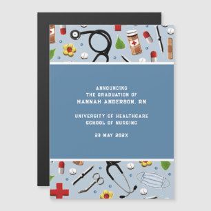 Invitación de graduación de enfermería