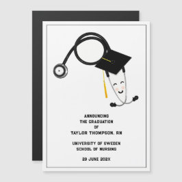 Invitación de graduación de enfermería