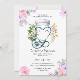 Invitación de Graduación de Enfermería | Fiesta de