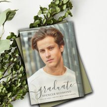 Invitación de Graduación de Escuela Secundaria Sim