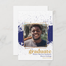 Invitación de Graduación de Esplate Funky de Marin