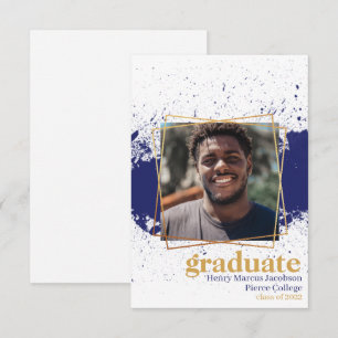 Invitación de Graduación de Esplate Funky de Marin