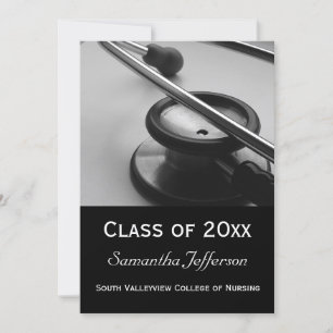 Invitación de graduación de Facultad de Medicina/E