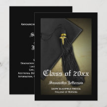 Invitación de graduación de Facultad de Medicina o