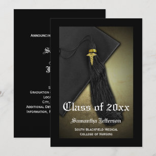 Invitación de graduación de Facultad de Medicina o