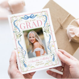 Invitación de Graduación de Fancy Florals