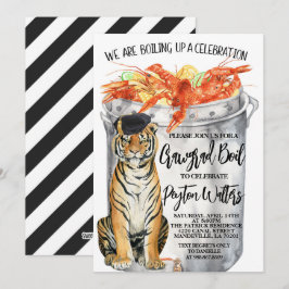 Invitación de Graduación de Fiesta de Cangrejos