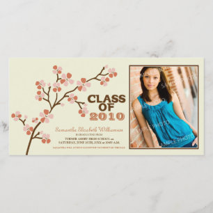 Invitación de Graduación de Flor de Cerezo TBA (co