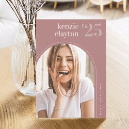 Invitación de Graduación de Foto de Arco Moderno