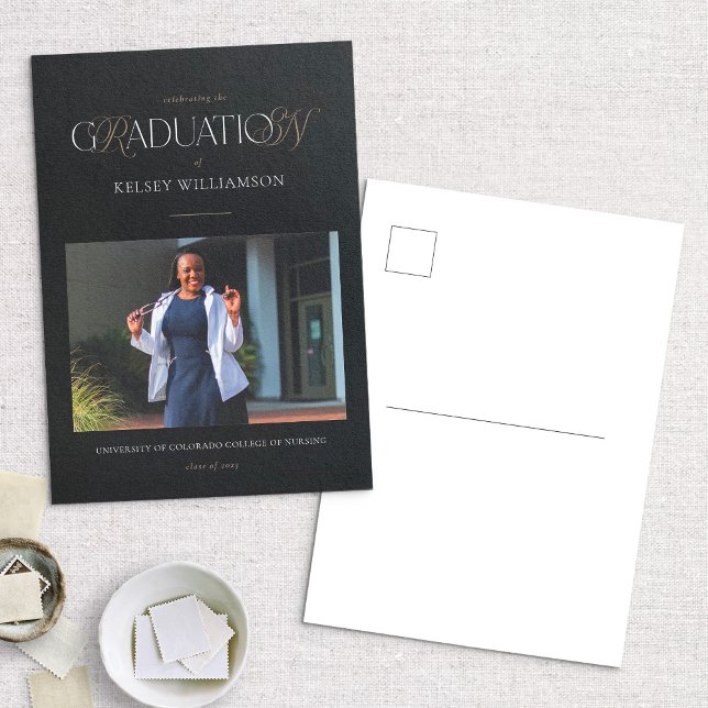 Invitación de Graduación de Foto de Grado de Enfer (Subido por el creador)