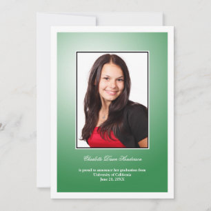 Invitación de graduación de foto de personalizado 