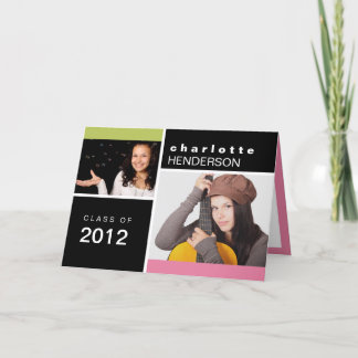 Invitación de graduación de foto de personalizado 