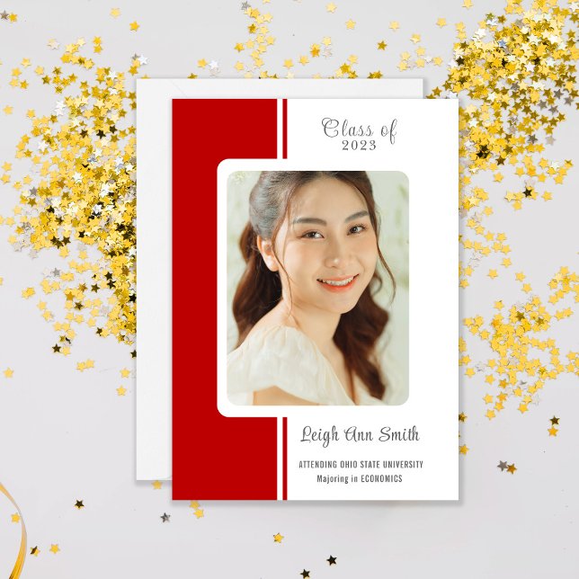 INVITACIÓN de graduación de FOTO PERSONALIZADO DE  (Subido por el creador)