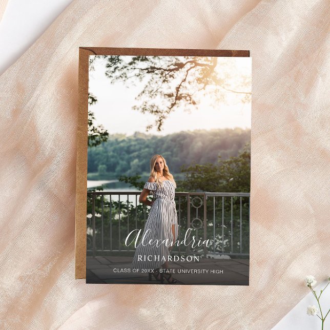 Invitación de Graduación de Foto Ver Nombre de Mod (Subido por el creador)