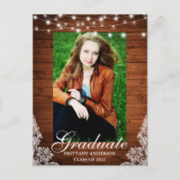 Invitación de Graduación de Fotografía de Luces de