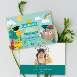 Invitación de Graduación de Fotografía de Niños An