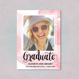 invitación De Graduación De Fotografías De Agua Ro
