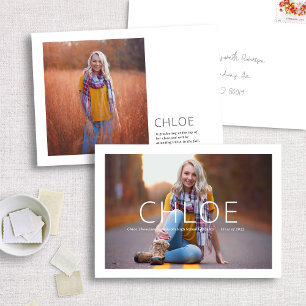 Invitación de Graduación de Fotografías de Estilo