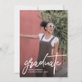 Invitación de Graduación de Fotografías de Guión 2
