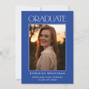 INVITACIÓN DE GRADUACIÓN DE FOTOGRAFÍAS DE TIPOGRA