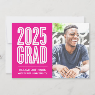 INVITACIÓN DE GRADUACIÓN DE FOTOGRAFÍAS GRADUALES 