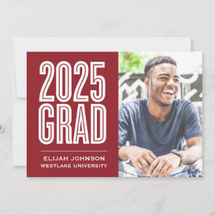 INVITACIÓN DE GRADUACIÓN DE FOTOGRAFÍAS GRADUALES