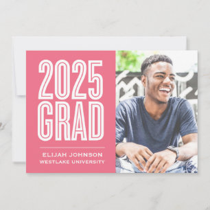 INVITACIÓN DE GRADUACIÓN DE FOTOGRAFÍAS GRADUALES