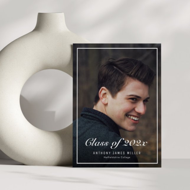 Invitación de graduación de fotograma clásico (Subido por el creador)
