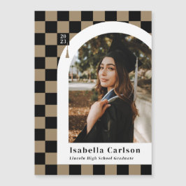 Invitación de Graduación de Fotos de Arco Verifica