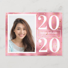 Invitación de graduación de fotos de estrellas de