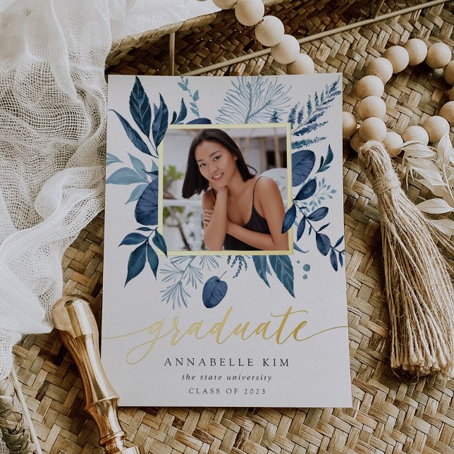 Invitación de graduación de fotos de Relieve metal (Subido por el creador)