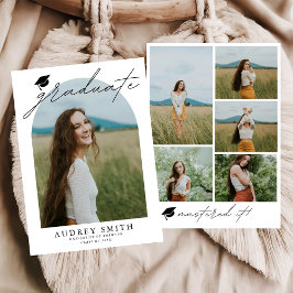 Invitación de Graduación de Graduación de Graduado