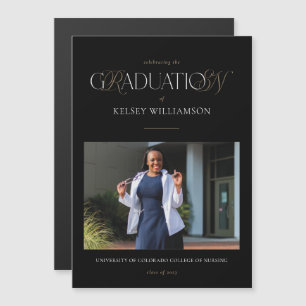 Invitación de Graduación de Graduación de Magnet R