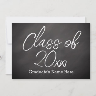 Invitación de Graduación de Guión de Cartón