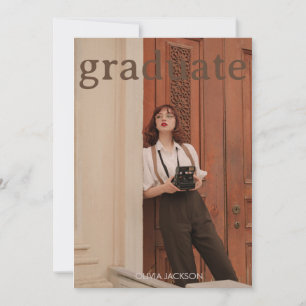 Invitación de Graduación de Imágenes de Script