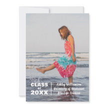 Invitación de graduación de la clase 20XX de fotog