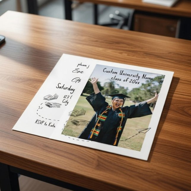 Invitación de Graduación de la Clase Moderna de 20 (Subido por el creador)