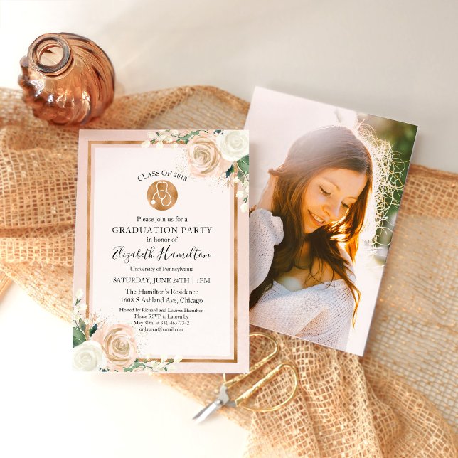 Invitación de graduación de la escuela de enfermer (Subido por el creador)