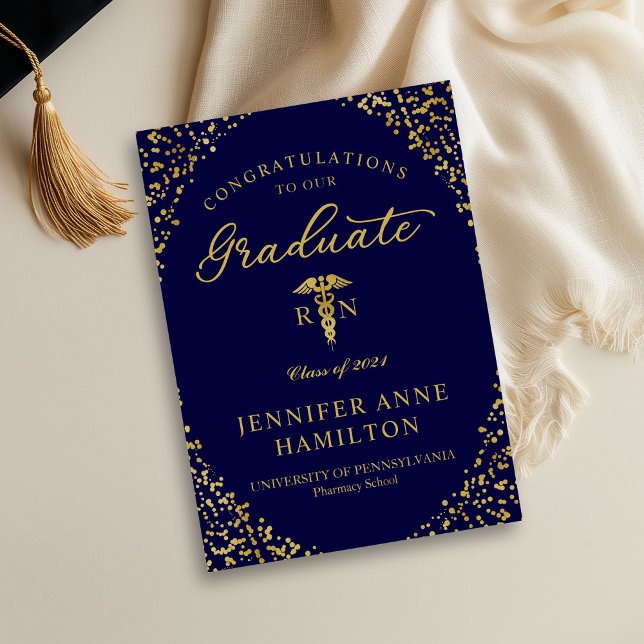 Invitación de graduación de la escuela de Enfermer (Subido por el creador)