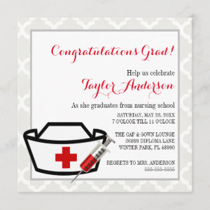 Invitación de graduación de la Escuela de Enfermer