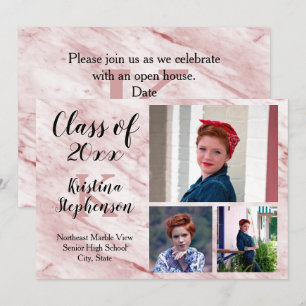 Invitación de graduación de la escuela de fotograf