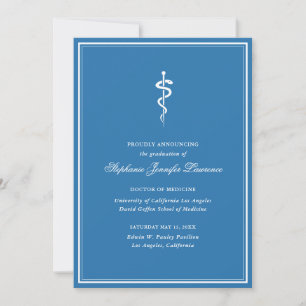 Invitación de graduación de la Escuela de Medicina
