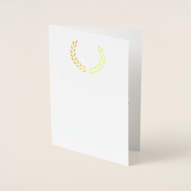 Invitación de graduación de la Escuela de Monogram (Anverso)