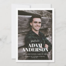 Invitación de Graduación de la Escuela Secundaria
