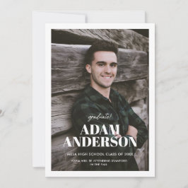 Invitación de Graduación de la Escuela Secundaria