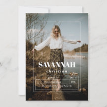 Invitación de Graduación de la Escuela Secundaria