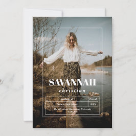 Invitación de Graduación de la Escuela Secundaria